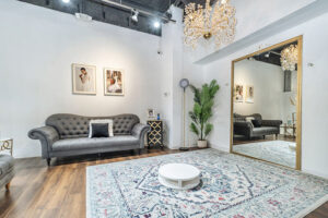 Sitting Area of Bridal store