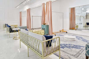 Sitting Area of Bridal Store in Los Angeles