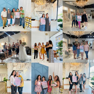 group of happy clients