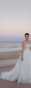 Cizzy Bridal a square neckline wedding dress