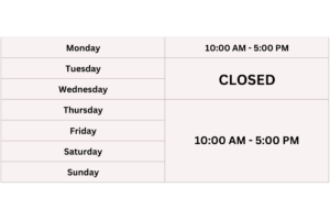 Operating Hours